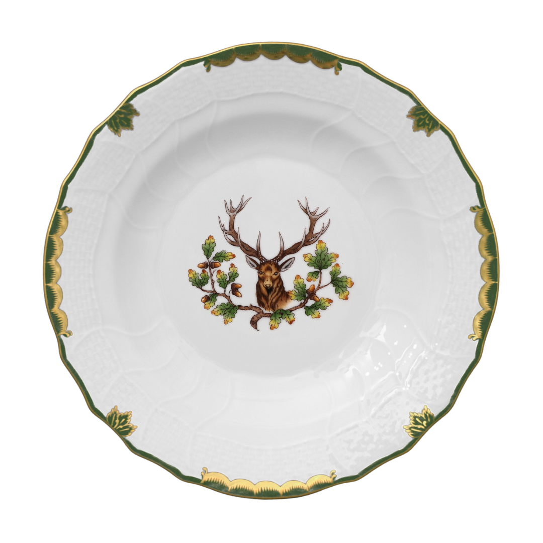 Herend Stag Plate Motif - 13