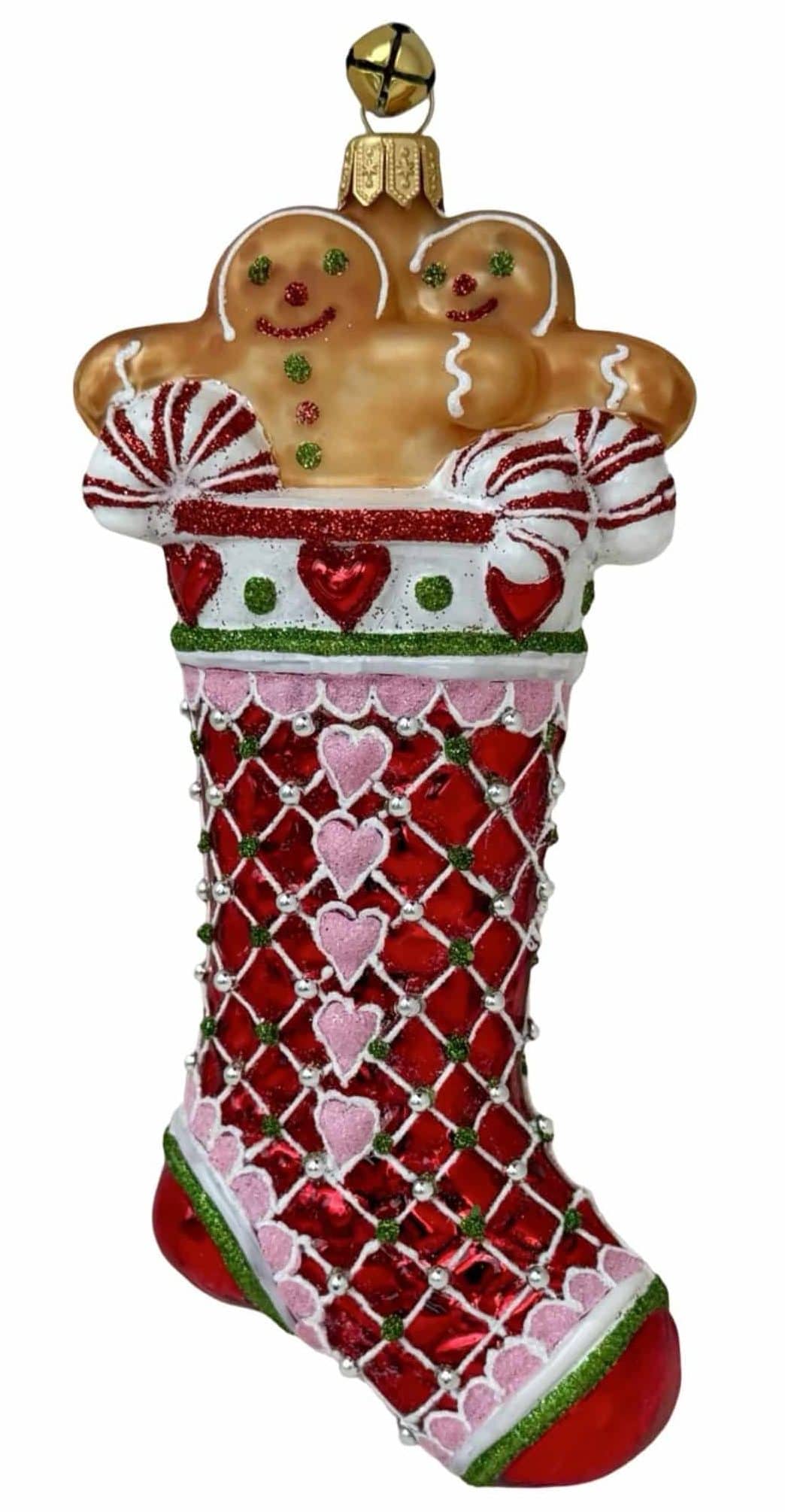 JingleNog Ginger Stocked Ornament