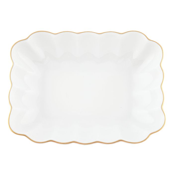 Herend Golden Edge Oblong Dish