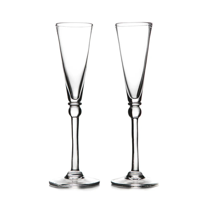 Simon Pearce Hartland Champagne Flutes in Gift Box - Set of 2