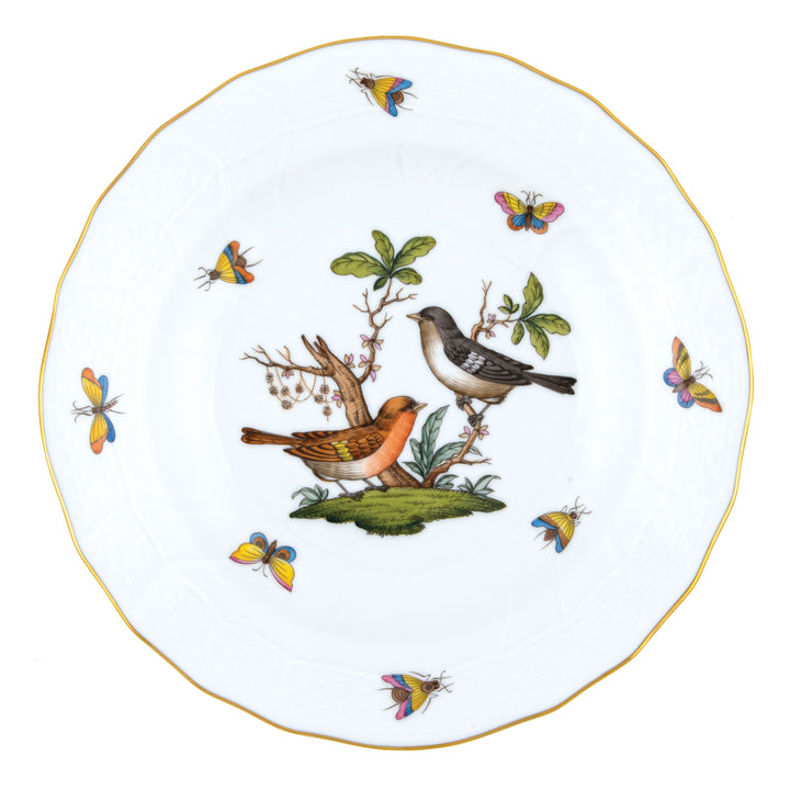 Herend Rothschild Bird Dessert Plate, Motif 5