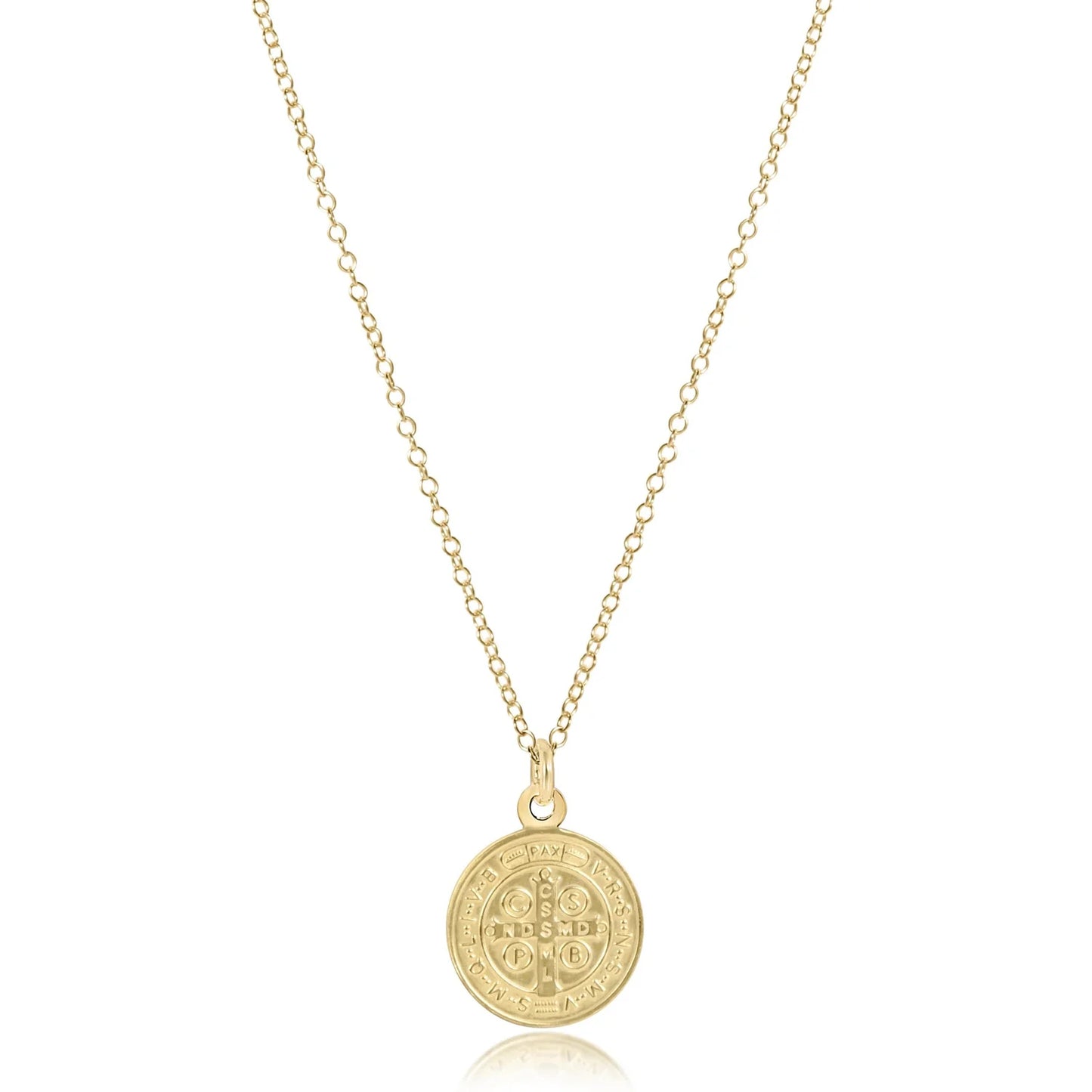 Enewton 16" Necklace Gold - Blessed Gold Disc