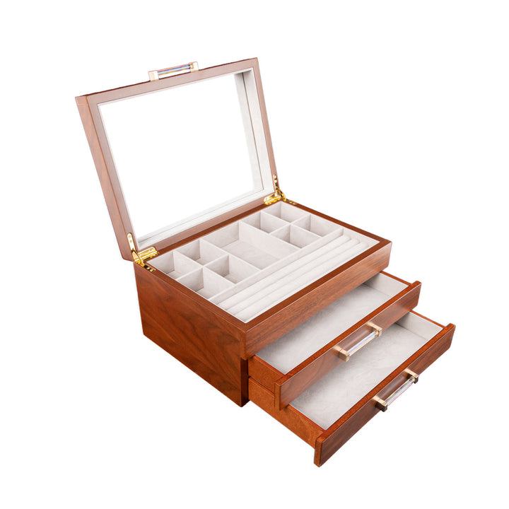 Brouk Walnut Jewelry Box