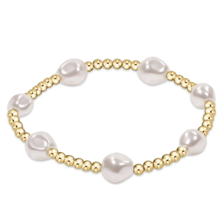 Enewton Admire Gold 3mm Pearl Bracelet