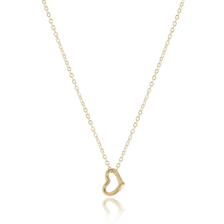 Enewton 16" Necklace Gold - Love Small Gold Charm