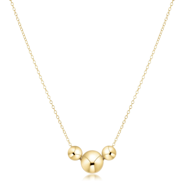 Enewton egirl 14" Necklace Gold - Purpose Gold