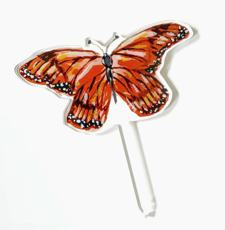 Lauren Dunn Monarch Butterfly Plant Stick