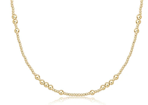 15" Choker Hope Unwritten 4mm Gold