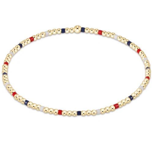 enewton Egirl Fourth of July Hope Sincerity Pattern Firecracker Bracelet