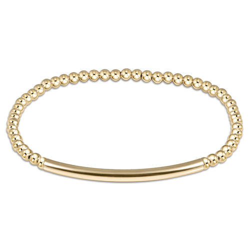 enewton Extends - Classic Gold 3mm Bead Bracelet - Bliss Bar Smooth
