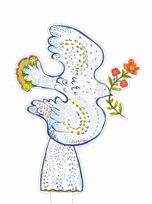 Kimberly Hodges Peace Dove Star Acrylic Figure