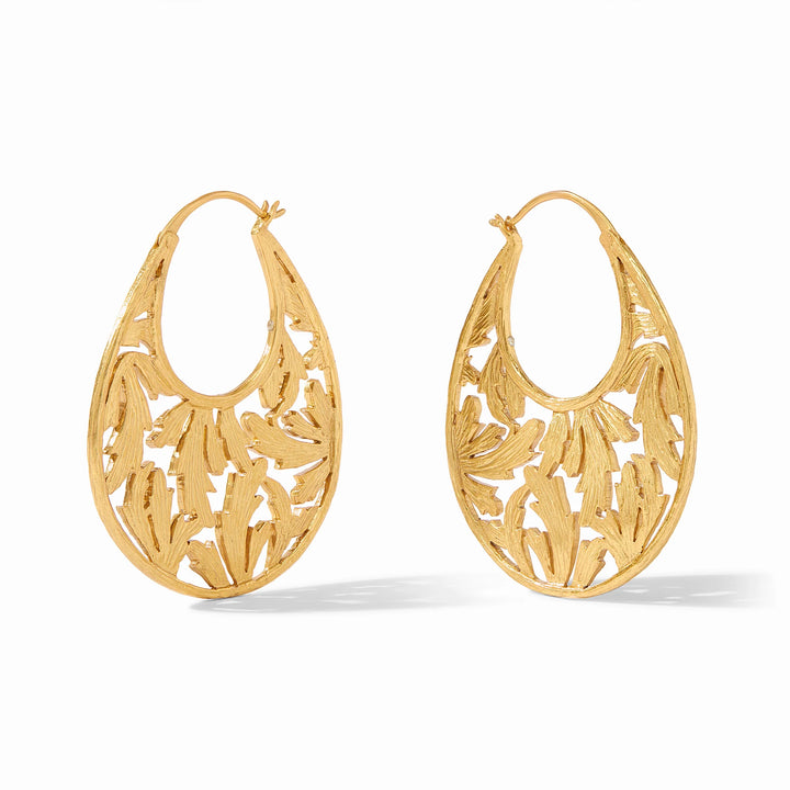 Julie Vos Ivy Statement Hoop, Gold