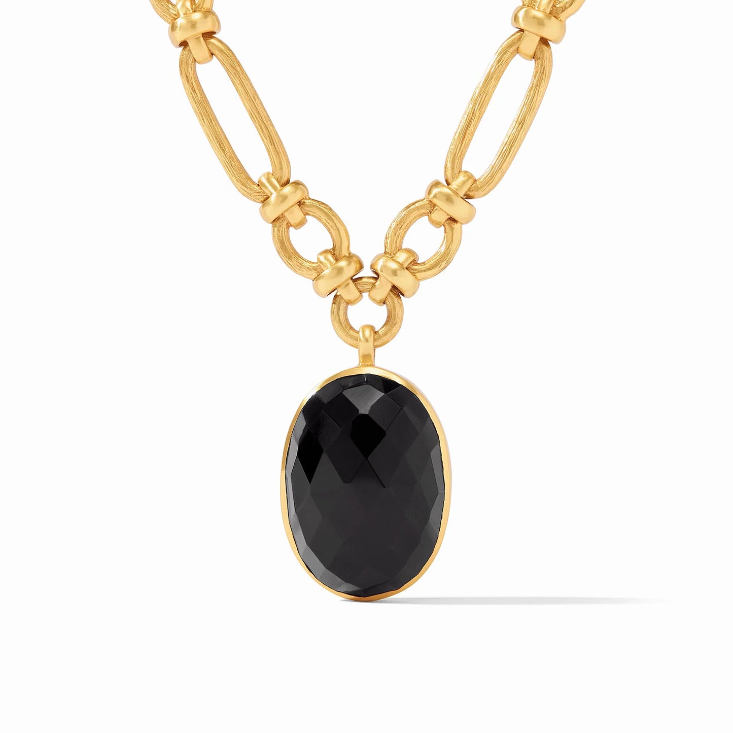 Julie Vos Ivy Statement Necklace, Obsidian Black