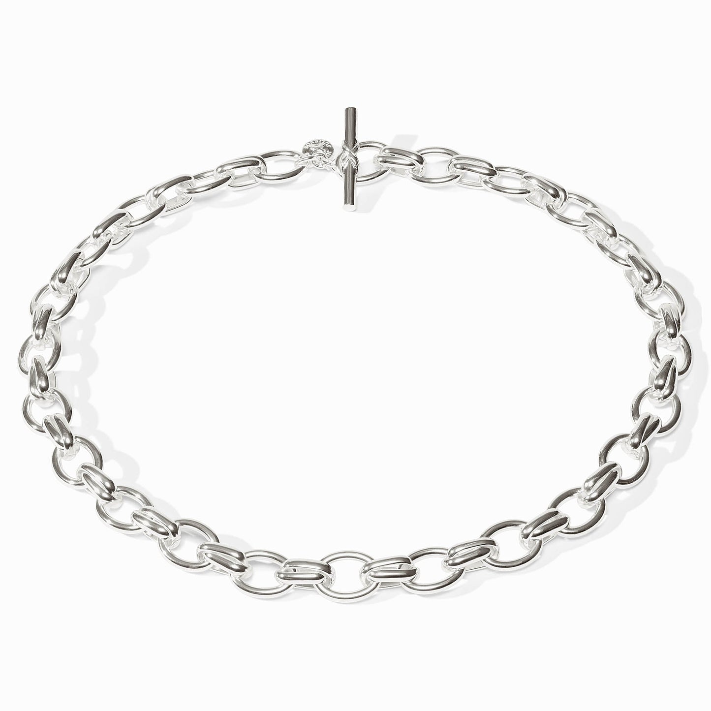 Julie Vos Essex Link Necklace Silver