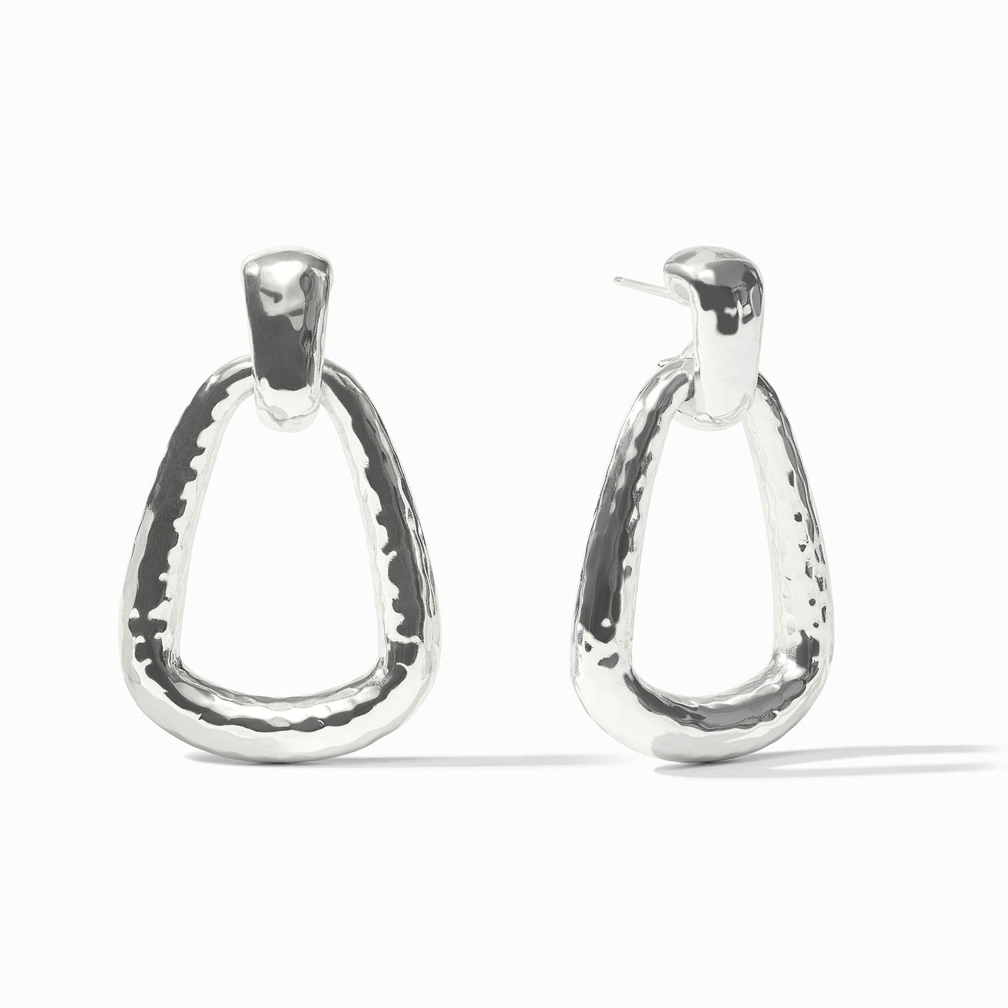 Julie Vos Sahara Demi Doorknocker Earring Silver