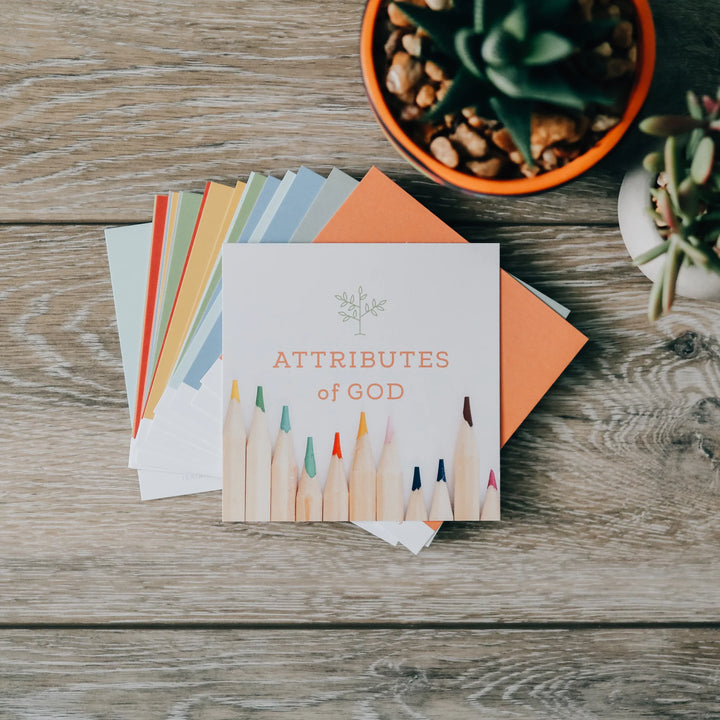 Attributes of God Verse Card Set for Kids