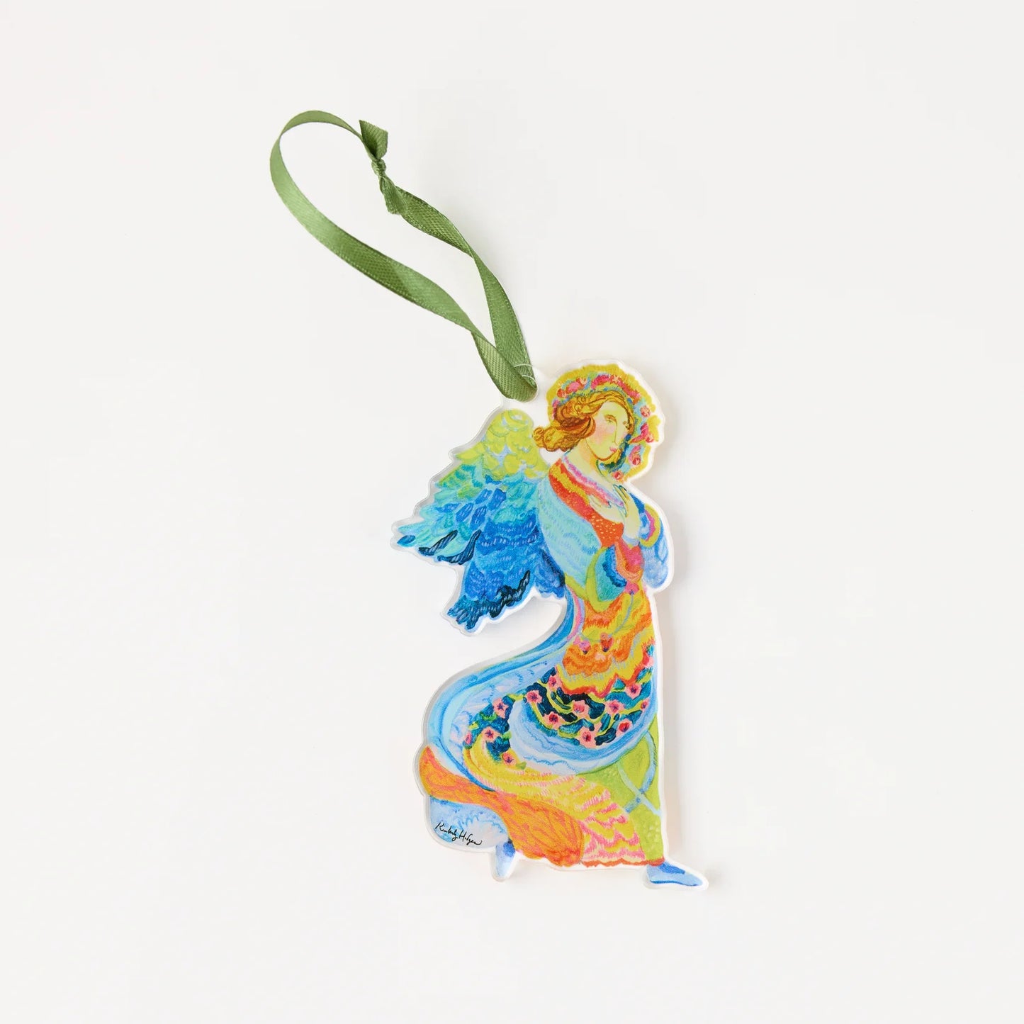 Kimberly Hodges Gabriel Angel Acrylic Ornament