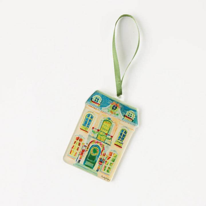 Kimberly Hodges Nutrcracker House Acrylic Ornament