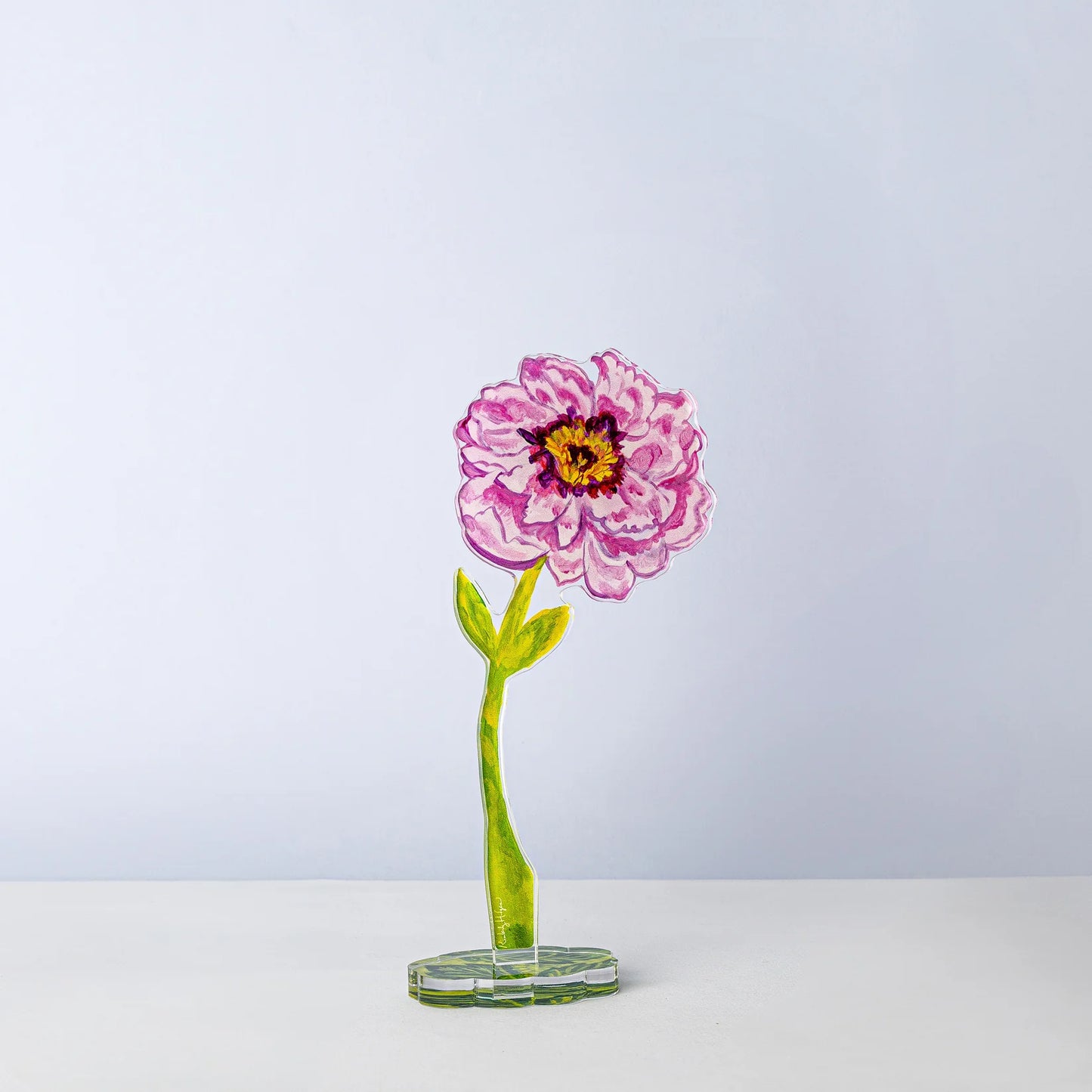 Lavender Peony Acrylic Single Flower