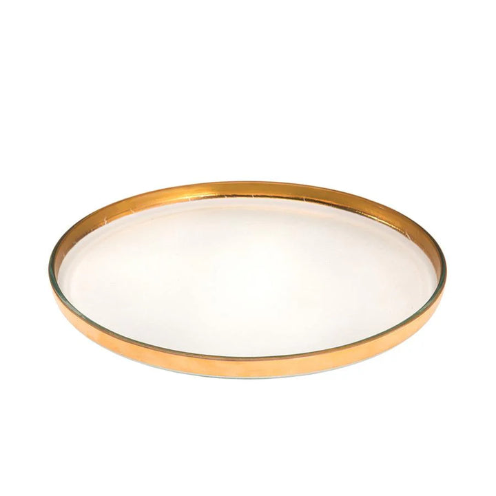 Annieglass Mod Mist Large Round Plate, 12.25"