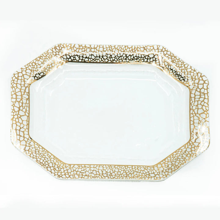 Annieglass Mosaic Small Steak Platter