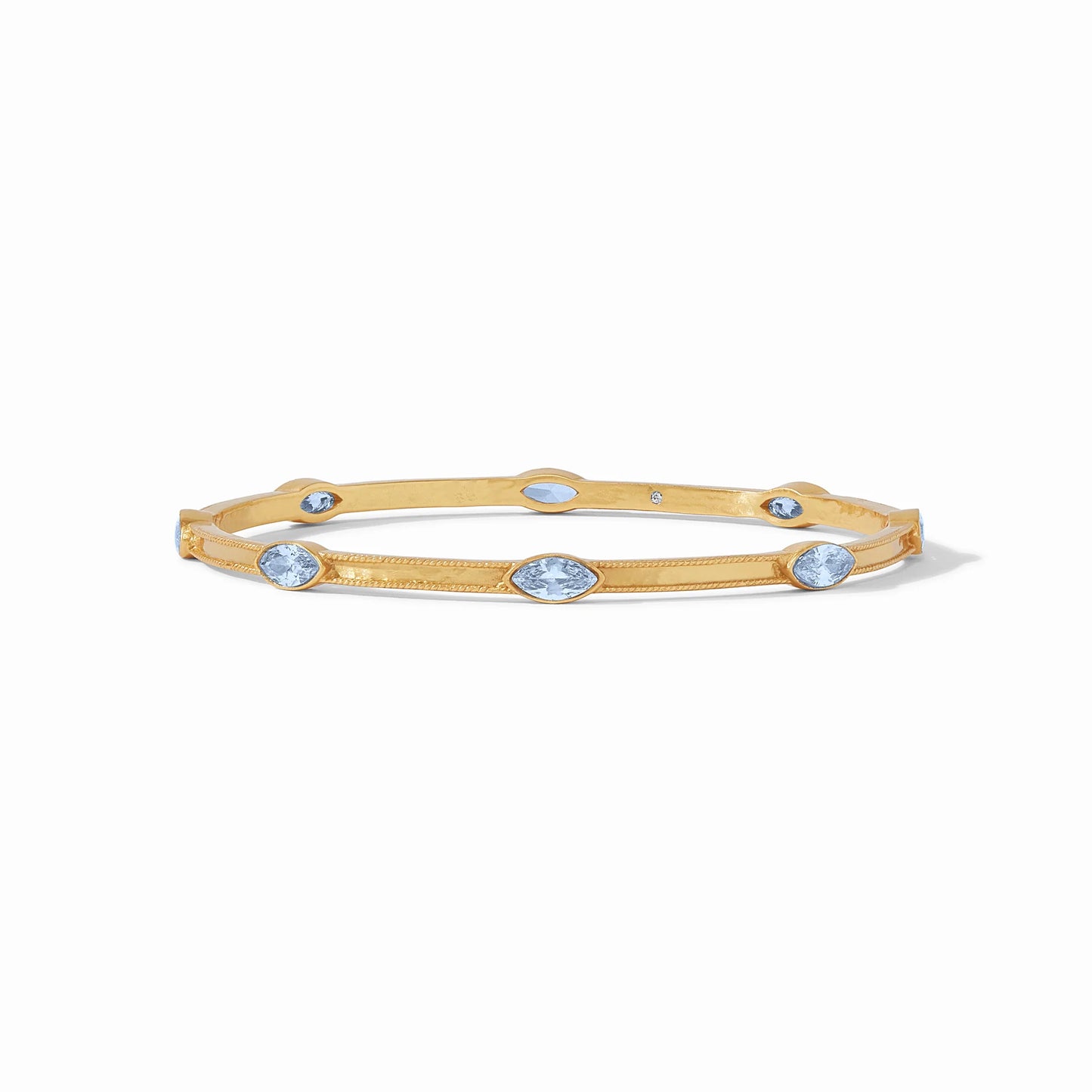 Julie Vos Monaco Bangle, Chalcedony Blue