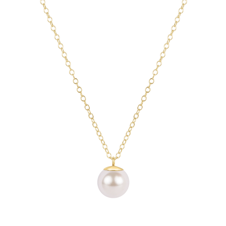 Enewton 16" Necklace Gold - Classic Pearl 10mm Charm