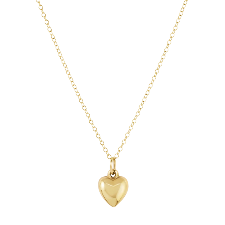 Enewton egirl 14" Necklace Gold - Love Plush Small Gold Charm