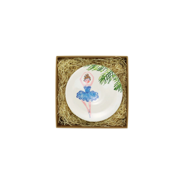 Vietri Nutcrackers Assorted Canape Plates, Set of 4