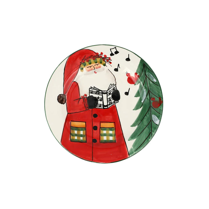 Vietri Old St. Nick 2023 Limited Edition Salad Plate
