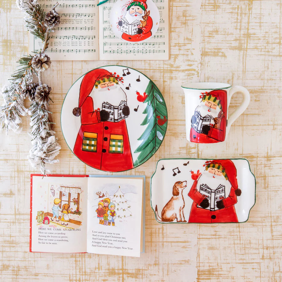 Vietri Old St. Nick 2023 Limited Edition Rectangle Plate