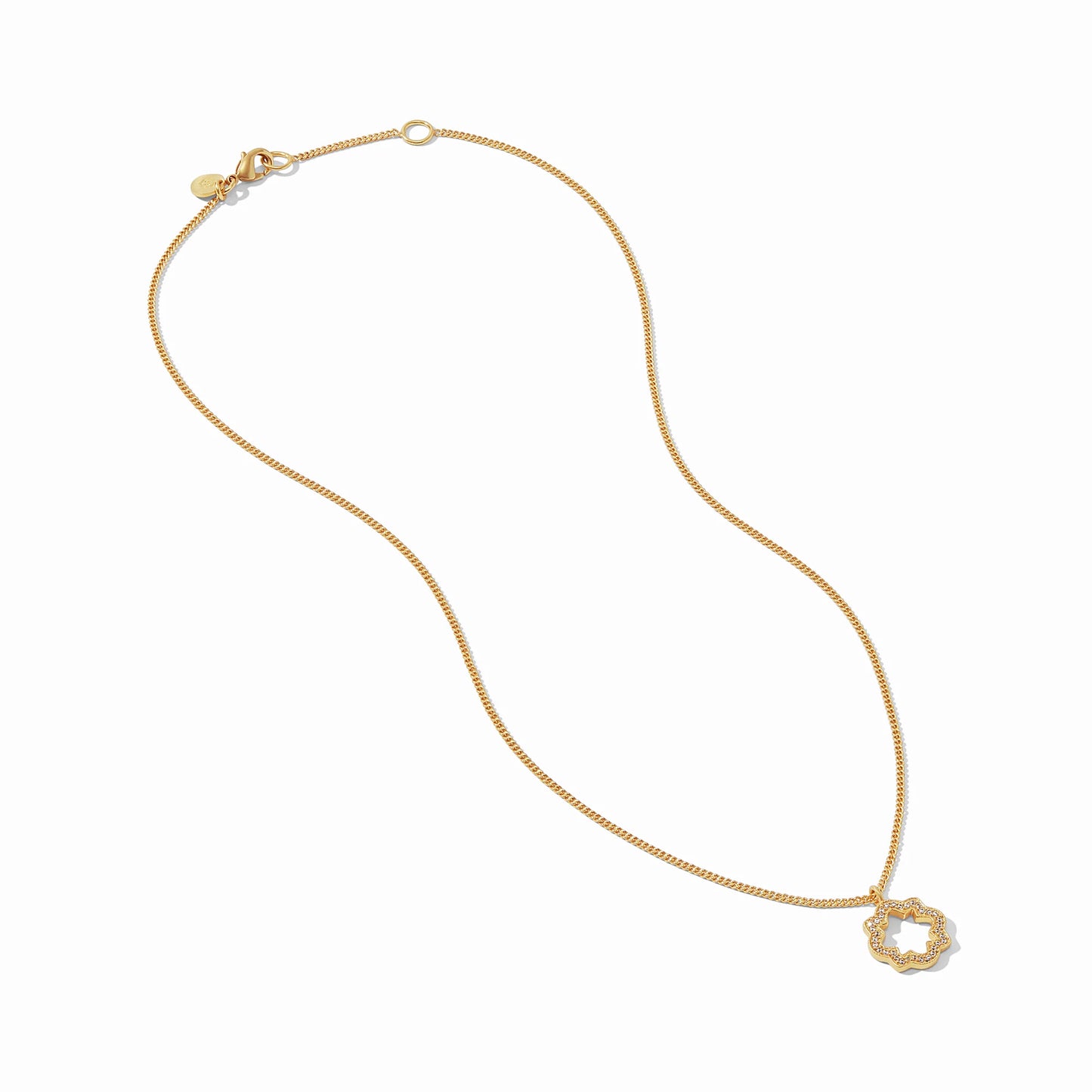 Julie Vos Odette Solitaire Necklace