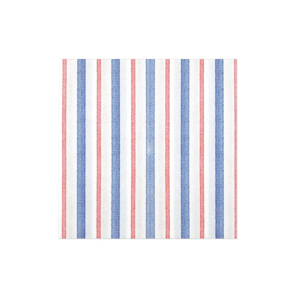 Vietri Papersoft Americana Stripe Dinner Napkins (Pack of 20)