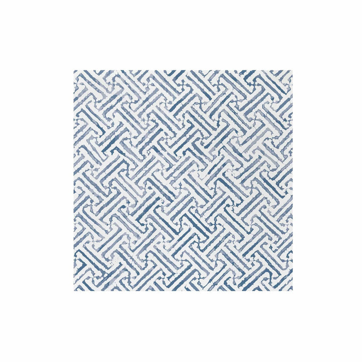 Papersoft Napkin Greek Key Blue
