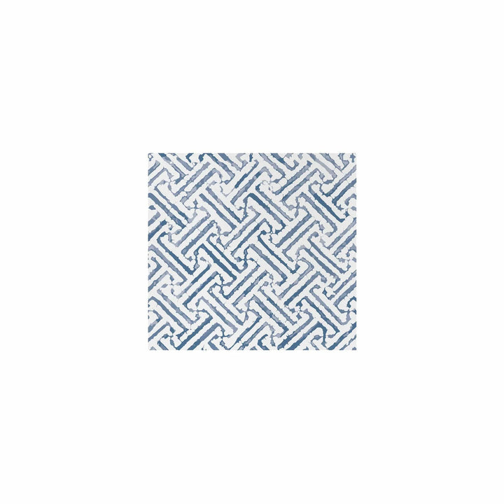 Papersoft Napkin Greek Key Blue