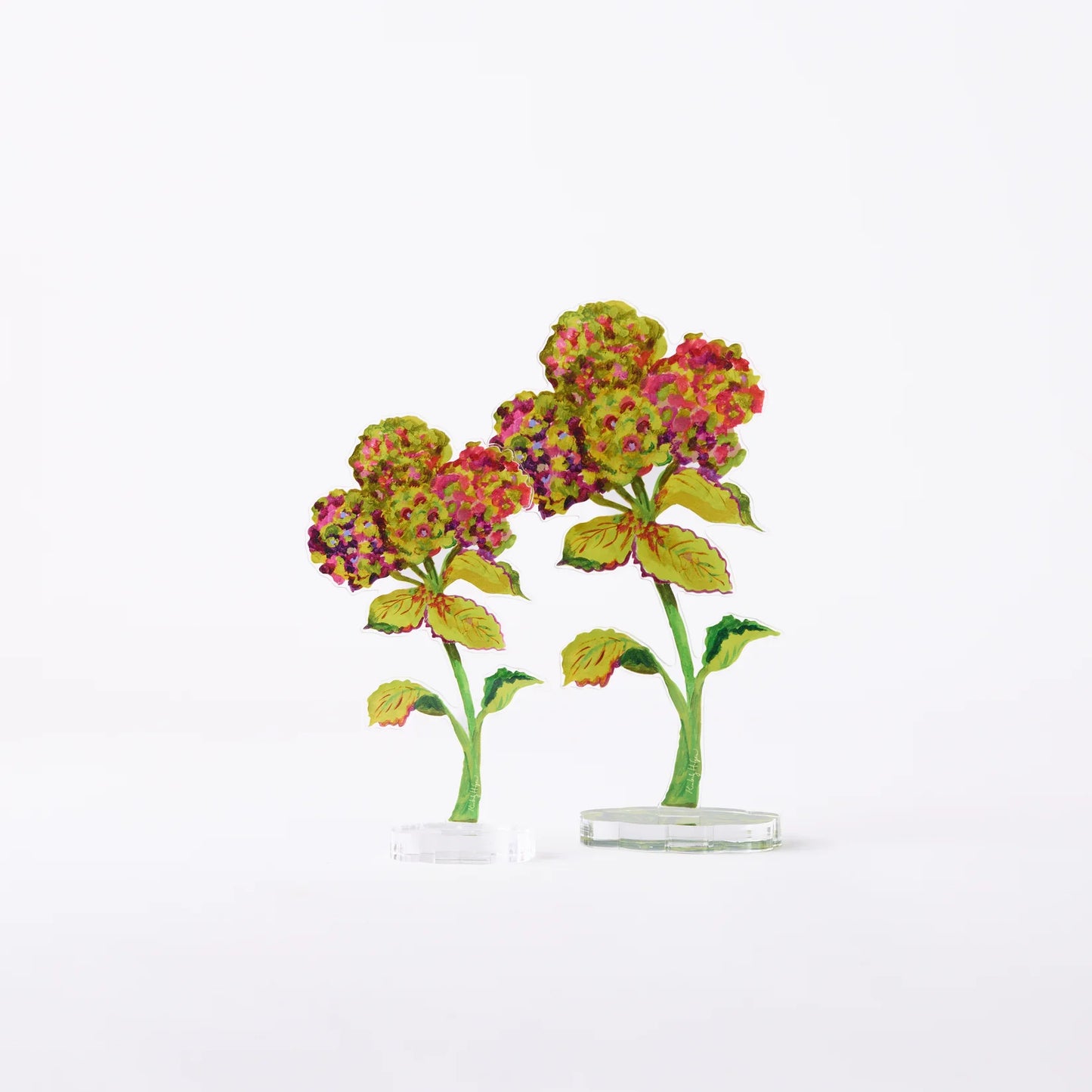 Pistachio Hydrangea Acrylic Single Flower