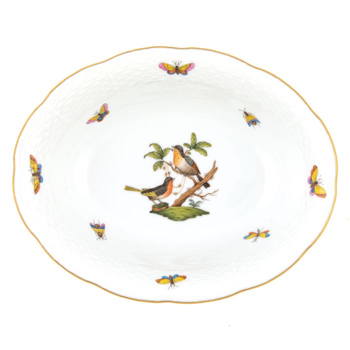 Rothschild Bird Oval Vegetable Dish