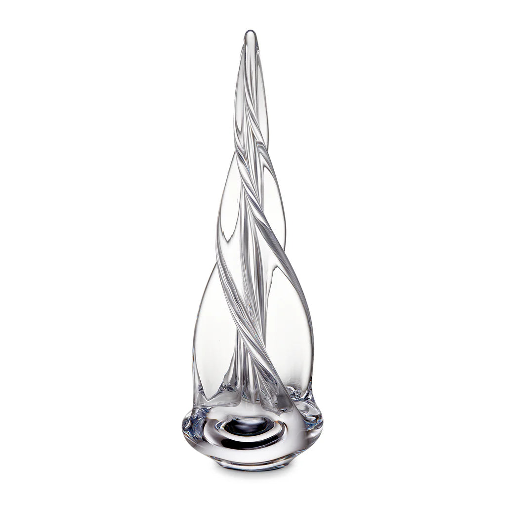Simon Pearce Spiral Four-Sided 16" Tree