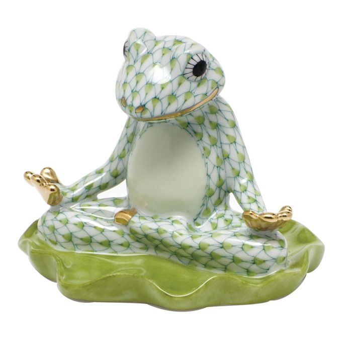 Herend Yoga Frog