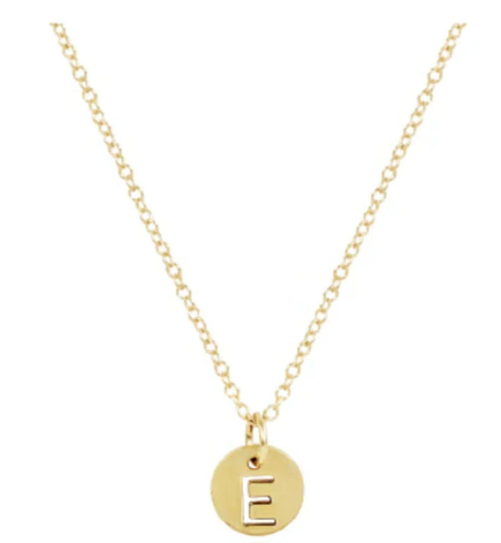enewton 16" Necklace Gold - Respect Small Gold Disc