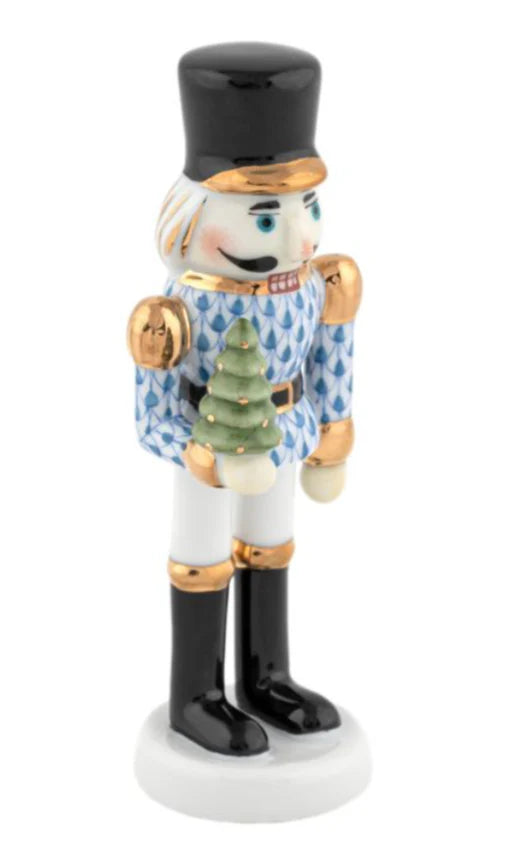 Herend Nutcracker with Christmas Tree