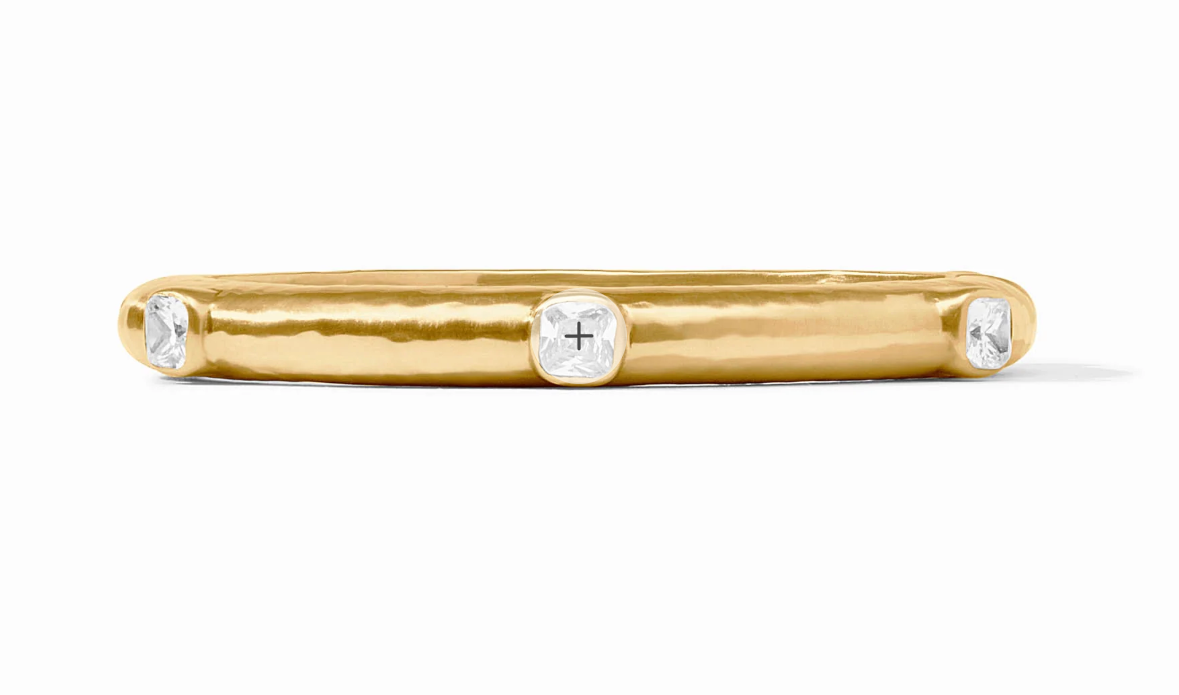 Julie Vos Catalina Hinge Bangle - Cubic Zirconia
