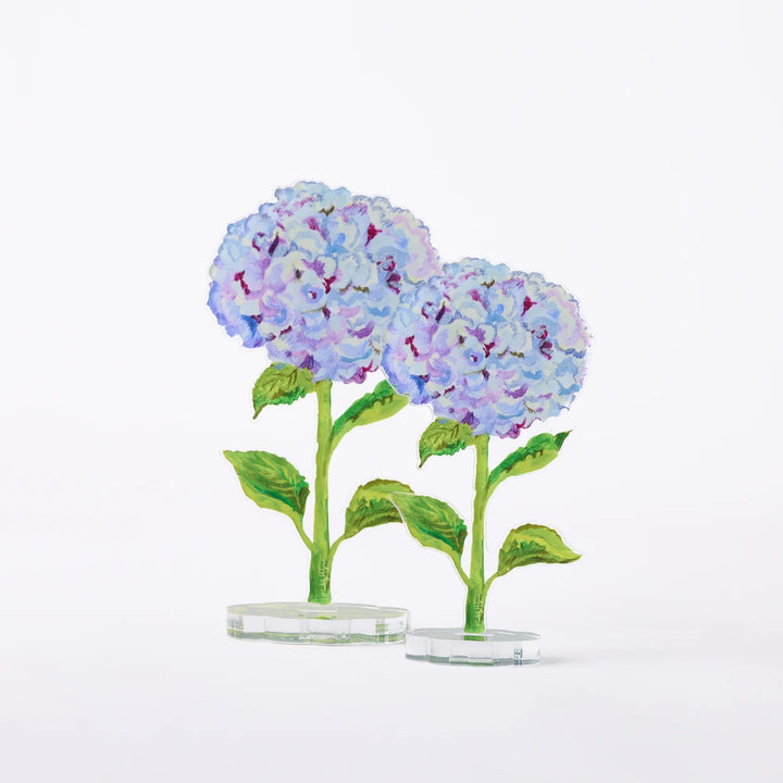Smoky Purple Hydrangea Acrylic Single Flower