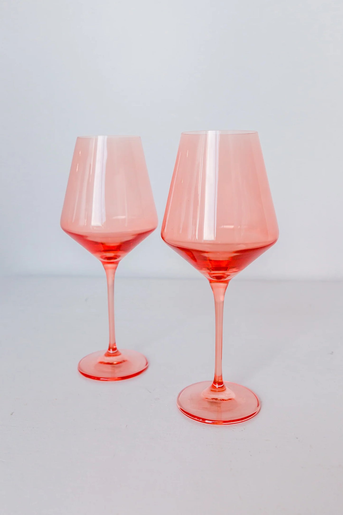 Estelle Colored Glass, Wine Glasses, Set of 2