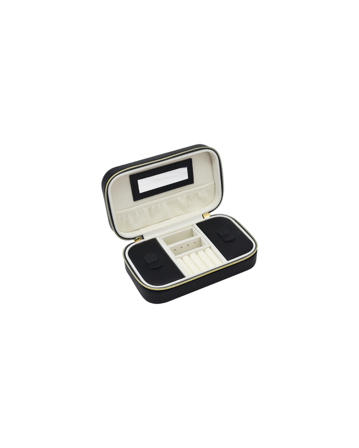 Brouk Leah Rectangle Travel Jewelry Case, Gold