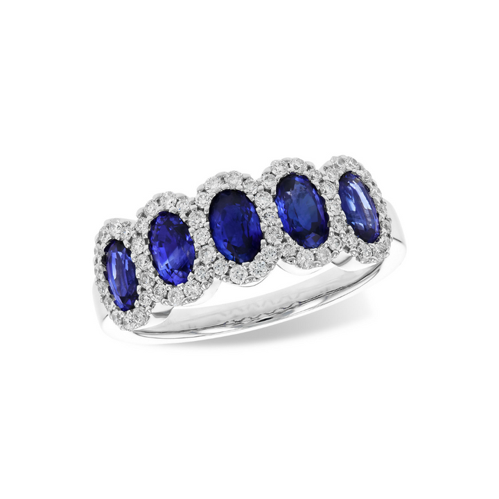 LDS Sapphire and Diamond Ring