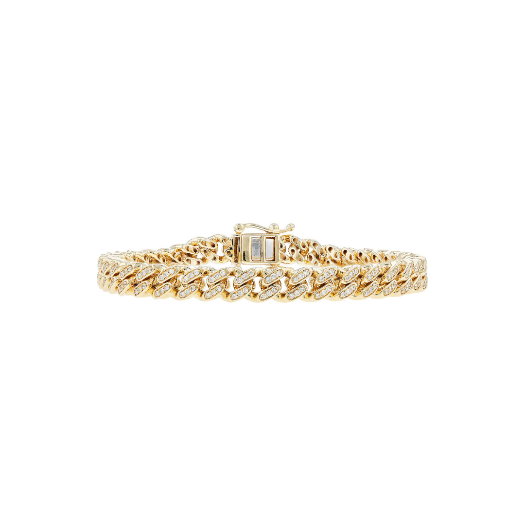 14Y Gold and Diamond Bracelet .95 TW