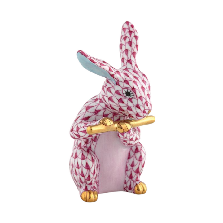 Herend Flute Bunny