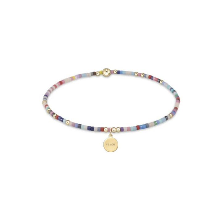 enewton egirl Hope Unwritten Bracelet - be you. Small Gold Disc