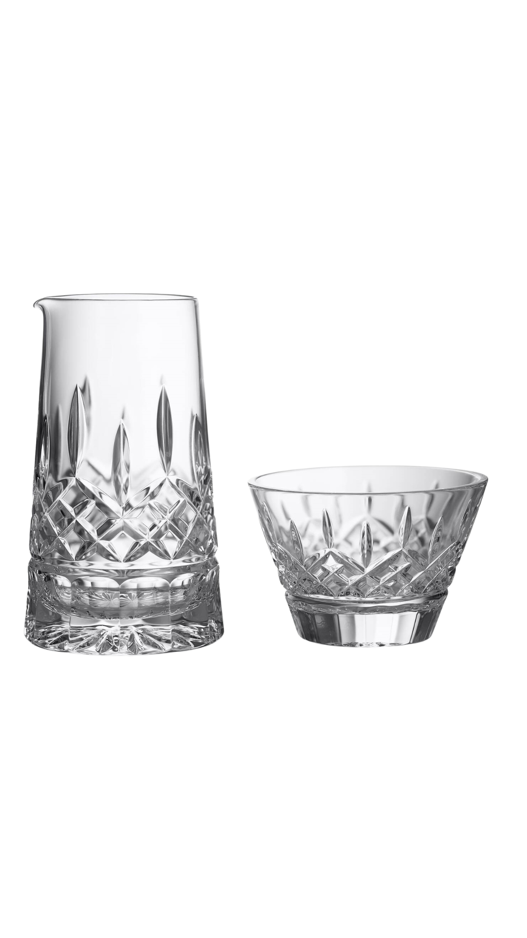 Waterford Lismore Sugar and Creamer 2pc Set
